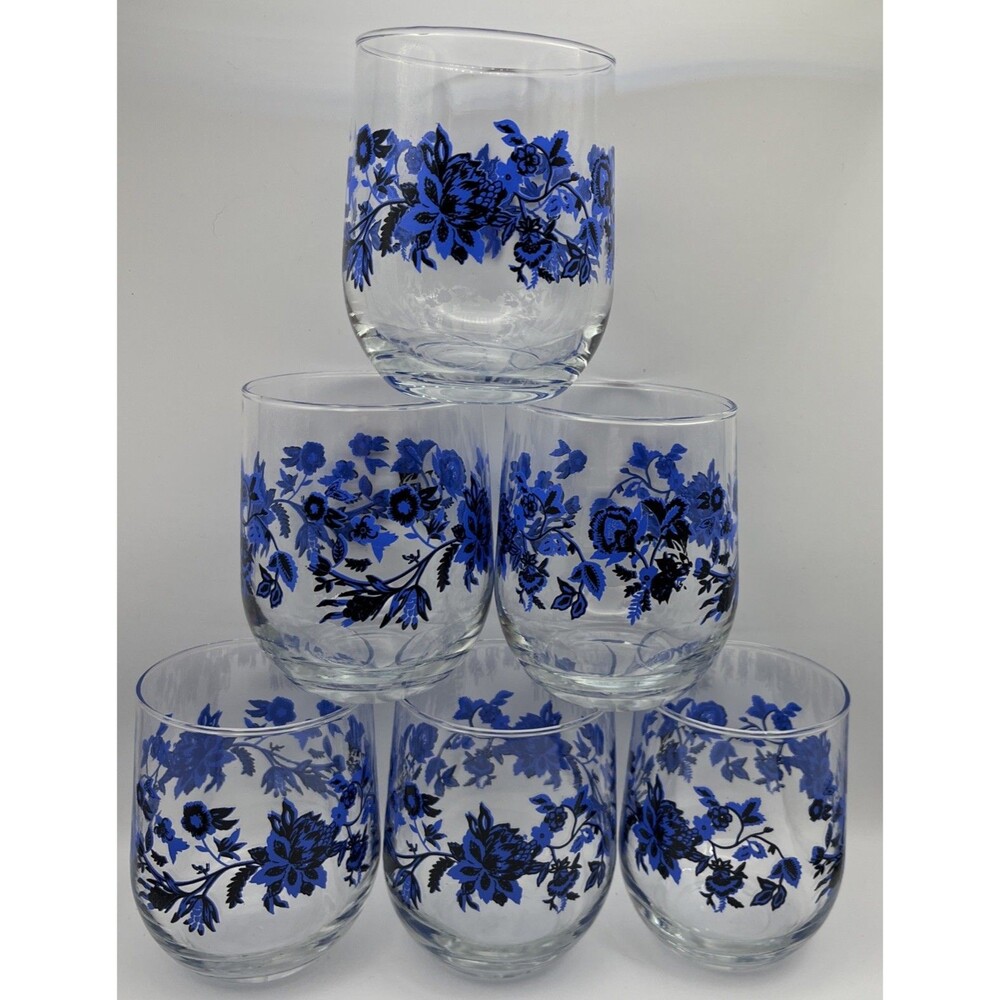 RARE - Royal Norfolk  Set Of 6 Glass Tumblers  16.8 Oz. Each - New never used